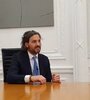 El jefe de Gabinete, Santiago Cafiero, afirmó que el objetivo del Gobierno es poder comenzar a vacunar al personal docente en febrero y destacó que "en todo momento se puso como prioritario" a ese sector.