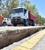 Profundas grietas en las rutas sanjuaninas. (Fuente: Télam)