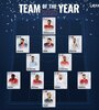 El equipo ideal que eligió la UEFA en la temporada 2020. (Fuente: UEFA)