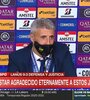 Crespo durante la conferencia de prensa. (Fuente: Imagen de TV)