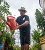 Carlos Briganti comenzó el proyecto en su terraza de Chacarita. (Fuente: Guido Pietrokovsky)