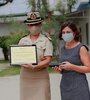 Leticia Díaz junto a Sabrina Caladrón, subsecretaria de Derechos, Bienestar y Género.