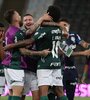 Festeja Palmeiras, nuevo monarca de América.  (Fuente: AFP)