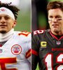 Patrick Mahomes busca su segundo título, Tom Brady quiere su séptimo anillo de campeón.