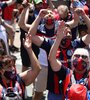 Los hinchas de San Lorenzo nunca pierden la ilusión. (Fuente: NA)