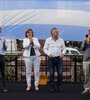 Patricia Bullrich, Alfredo Cornejo y Hernán Lombardi encabezaron el acto. (Fuente: Kala Moreno Parra)