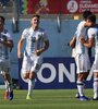 El seleccionado argentino Sub 20 durante el Sudamericano de Chile. (Fuente: AFP)