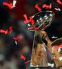 Tom Brady, ganador a los 43 años, de su séptimo Super Bowl.  (Fuente: AFP)