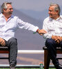 Fernández junto a López Obrador durante el acto en el estado de Guerrero.  (Fuente: AFP)