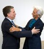 Nicolás Dujovne y Christine Lagarde, los firmantes del acuerdo stand by de 2018.