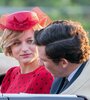 Emma Corrin, como la princesa Diana, está nominada por "The Crown". 