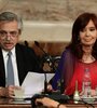 Alberto Fernández y Cristina Kirchner.