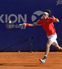 Leo Mayer no pudo co Escobedo. (Fuente: Prensa Argentina Open)