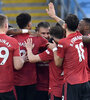 El equipo de Solksjaer logró un triunfazo en el clásico de Manchester. (Fuente: AFP)