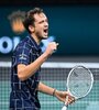 Daniil Medvedev es el primer jugador que pudo mezclarse con el Big Four en los dos primeros lugares del ranking. (Fuente: AFP)