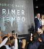 Macri junto a su mujer, Juliana Awada, en la presentación de su libro. 