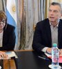 Patricia Bullrich y Mauricio Macri.