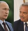  Vladimir Putin, presidente de la Federación Rusa, llamó por teléfono a Alberto Fernández para interiorizarse sobre su estado de salud ya enterado de que el Presidente transita un cuadro leve de covid.