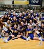 Las Guerreras de Boca no podrán defender su título debido a una serie de contagios. (Fuente: Twitter Boca voley)