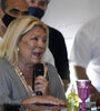 Carrió denunció a dirigentes del PJ con datos cuyo origen no quiso develar.  (Fuente: NA)