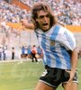 Gabriel Batistuta, goleador y figura de la final de la Copa América 93. (Fuente: El Gráfico)