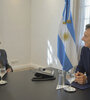La ex la titular del FMI, Christine Lagarde, junto al ex Presidente, Mauricio Macri.  (Fuente: AFP)