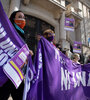 Manifestación de Ni Una Menos en los tribunales de Santa Fe hace dos semanas. (Fuente: Gentileza Maiquel Torcatt Aire Digital)