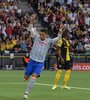 Cristiano Ronaldo festeja el gol del 1-0 (Fuente: AFP)