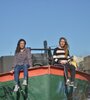 Marina Saboularb y Lucía de Pascuale, dos trabajadoras de alta mar desocupadas sólo por ser mujeres. (Fuente: Constanza Niscovolos)