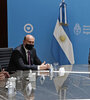 La reunión del ministro Kulfas con Perotti y el CEO de la empresa norteamericana.