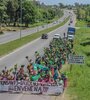 El Segundo Encuentro Nacional de Mujeres Campesinas que la UTT hizo en La Plata terminó con una movilización que reclama la contaminación y destrucción de las tierras por el monocultivo