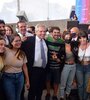 Alberto Fernández y Tristán Bauer en el relanzamiento del programa, en Tecnópolis. (Fuente: Télam)