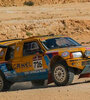 El auto de Rudy Jacquot, al que asistió Lavalée en la edición 2022 del Dakar (Fuente: AFP)