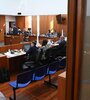 La audiencia se realiza en el Centro de Justicia Penal.