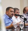 Claudio Leoni, histórico dirigente de los municipales junto a Jesús Monzón, actual secretario general de Festram.