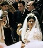  La novia, Connie Corleone, interpretada por Talia Shire, en la escena de la boda. 