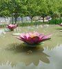 "Jardines flotantes", obra de Marcela Cabutti, que participará del
encuentro de artes visuales organizado por la Universidad del Nordeste
(Foto: Gentileza UNNE).