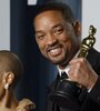 Will Smith festeja su Oscar junto a Jada Pinkett. (Fuente: AFP)