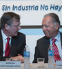 Adrian Kaufmann Brea, de Arcor, y Daniel Funes de Rioja, titular de UIA y COPAL. Pesos pesado en la negociación de precios. (Fuente: NA)