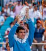 Alcaraz levanta su trofeo en Estados Unidos (Fuente: EFE)