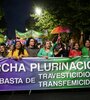 Marcha contra los travesticidios en el Encuentro en Trelew, 2018 (Fuente: Jose Nico)