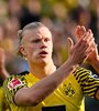 Haaland, de apenas 21 años, lleva 82 goles en 85 partidos desde su llegada al Dortmund en 2020 (Fuente: AFP)