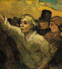El levantamiento" de Honoré Daumier