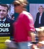 Los votantes franceses deberán elegir entre el presidente Emmanuel Macron y Marine Le Pen.  (Fuente: AFP)