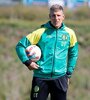 Martín Palermo, entrenador del Tiburón marplatense (Fuente: Prensa Aldosivi)