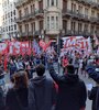 El acto en Corrientes y Córdoba.