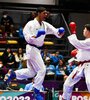 La jornada de ayer fue exclusiva del karate.