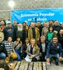 Martín Guzmán realizó una recorrida junto a dirigentes del Movimiento Evita.