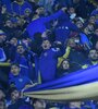 Un hincha de Boca realizó gestos racistas.