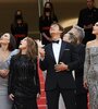 Tom Cruise y el equipo de "Top Gun: Maverick" deslumbrados por la recepción aérea de Cannes.  (Fuente: AFP)